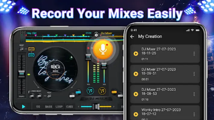 DJ Mixer Studio android App screenshot 1